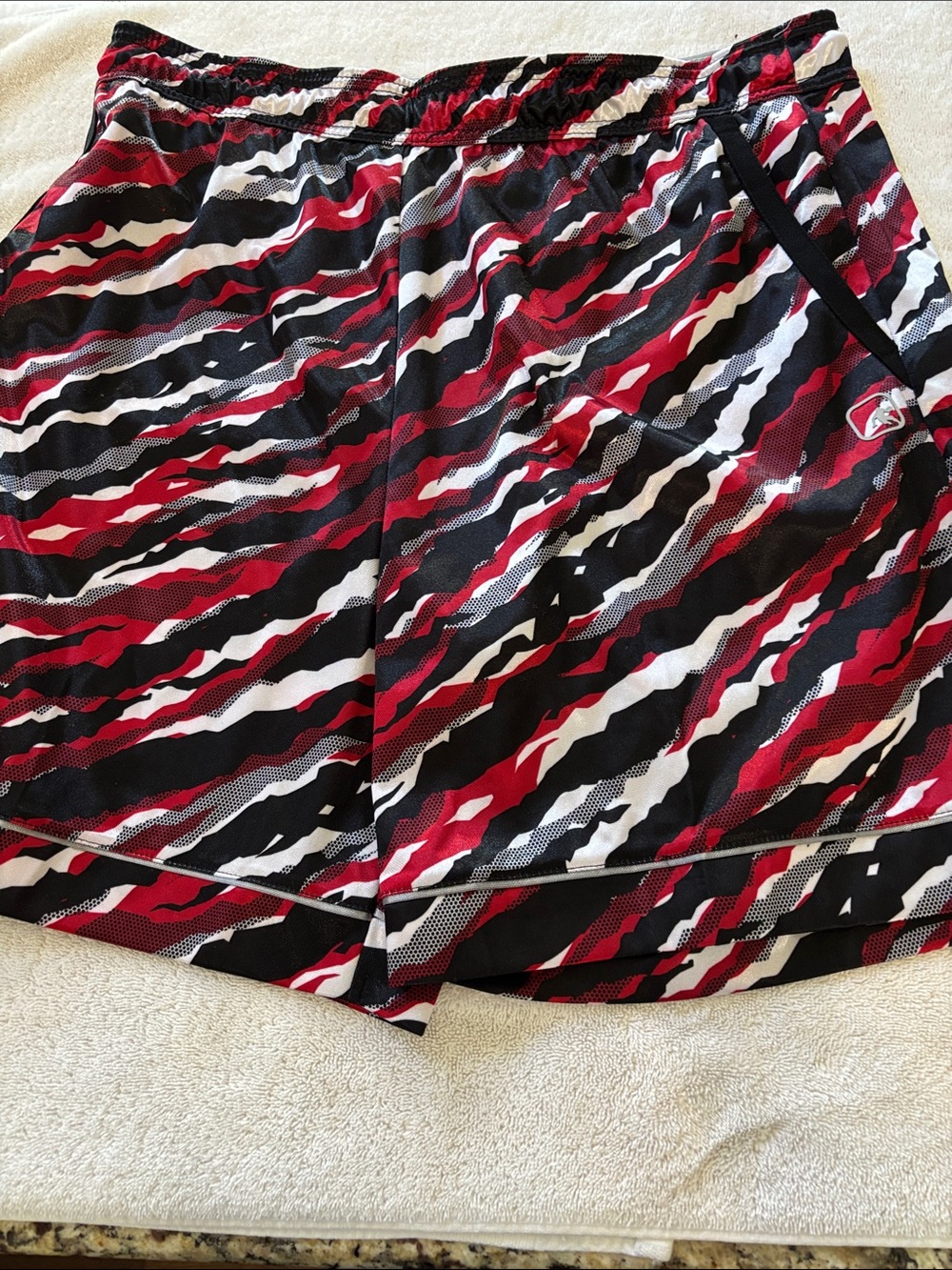 And1 Gray, Pink and Black Athletic Shorts